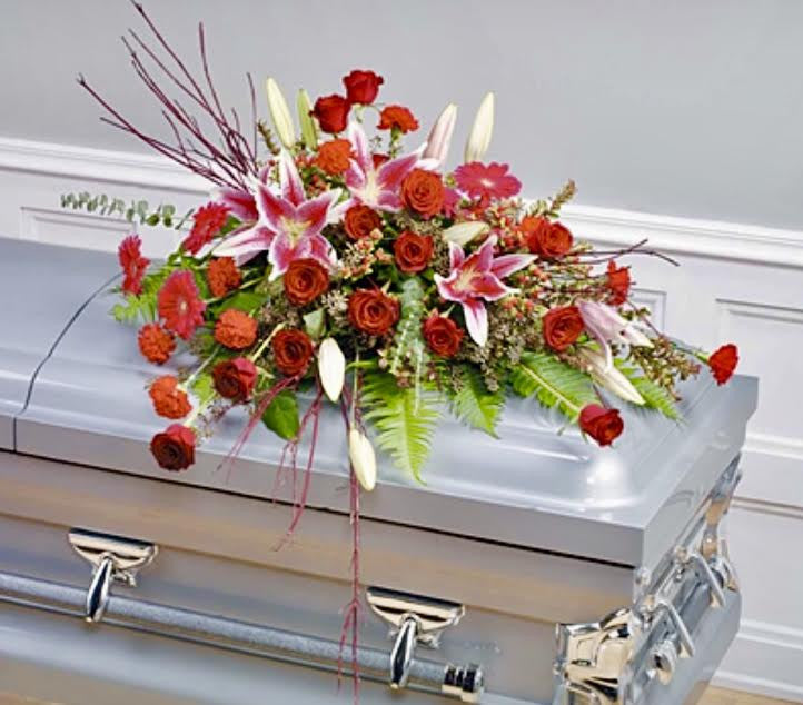 Blooming Garden Casket Spray