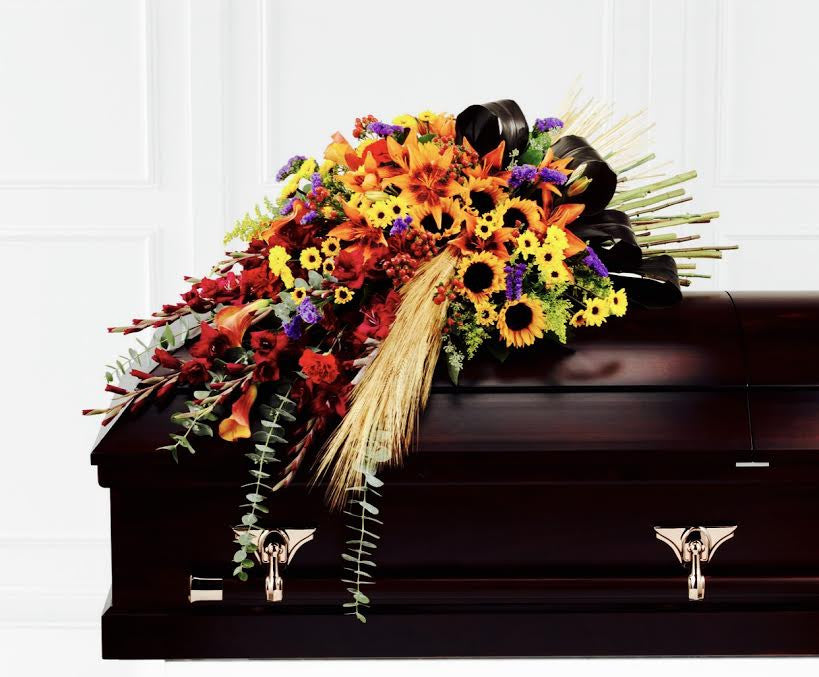 Bountiful Love Casket Spray