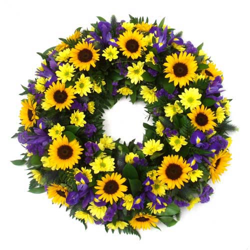 Summer's Sun Standing Wreath