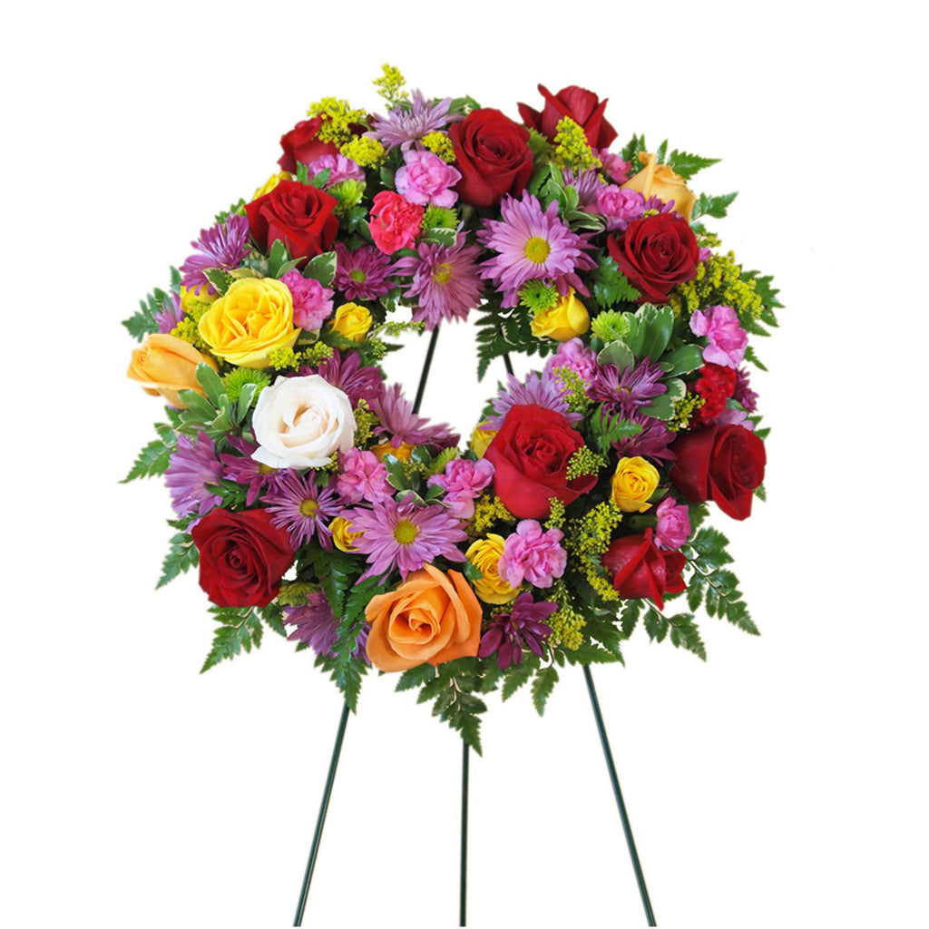 Life Celebration Standing Wreath