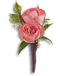 Rose Simplicity Boutonniere