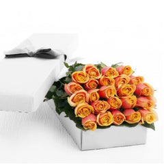 Elegant Boxed Two Dozen Roses