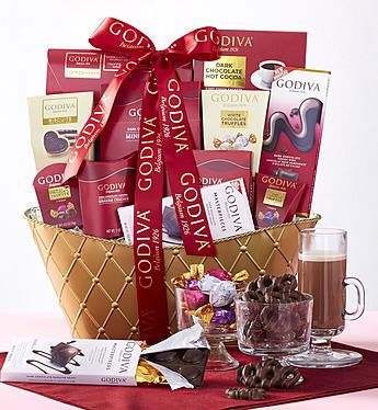 Godiva Valentine Chocolates Basket