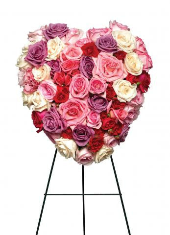 Spray de pie de corazón amoroso 