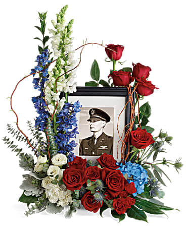 Patriotic Tribute Cremation Arrangement