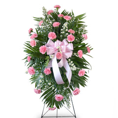 Traditional Classic Carnation Standing Spray