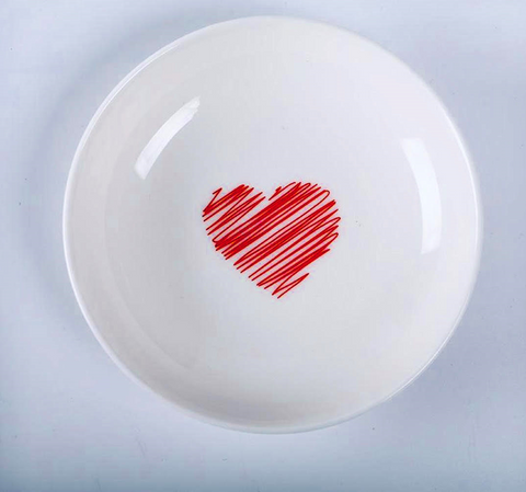 Love Porcelain Saucer