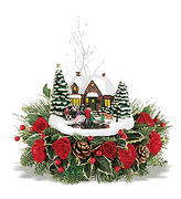 Estanque de patinadores de Thomas Kinkade