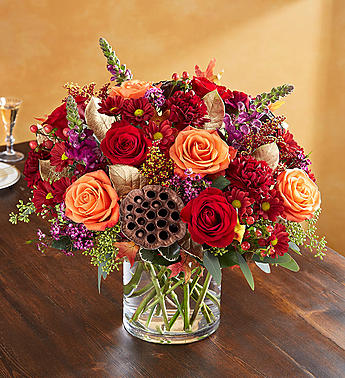 Vintage Autumn Blooms